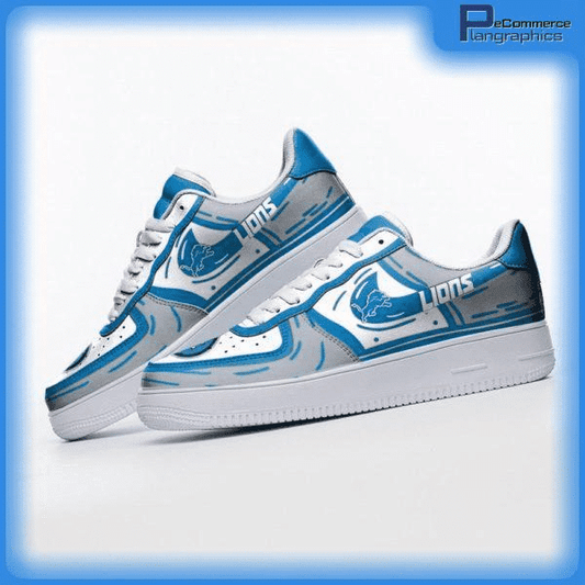 Detroit Lions NFL Air Force 1 Sneaker Trending