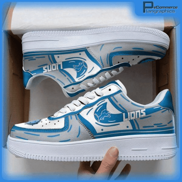 Detroit Lions NFL Air Force 1 Sneaker Trending