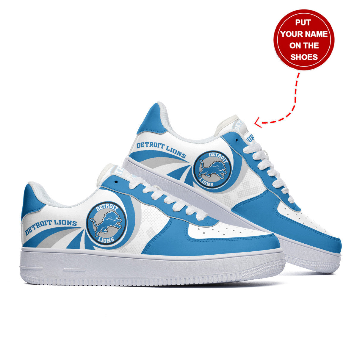 Detroit Lions Personalized AF1 Shoes BG278
