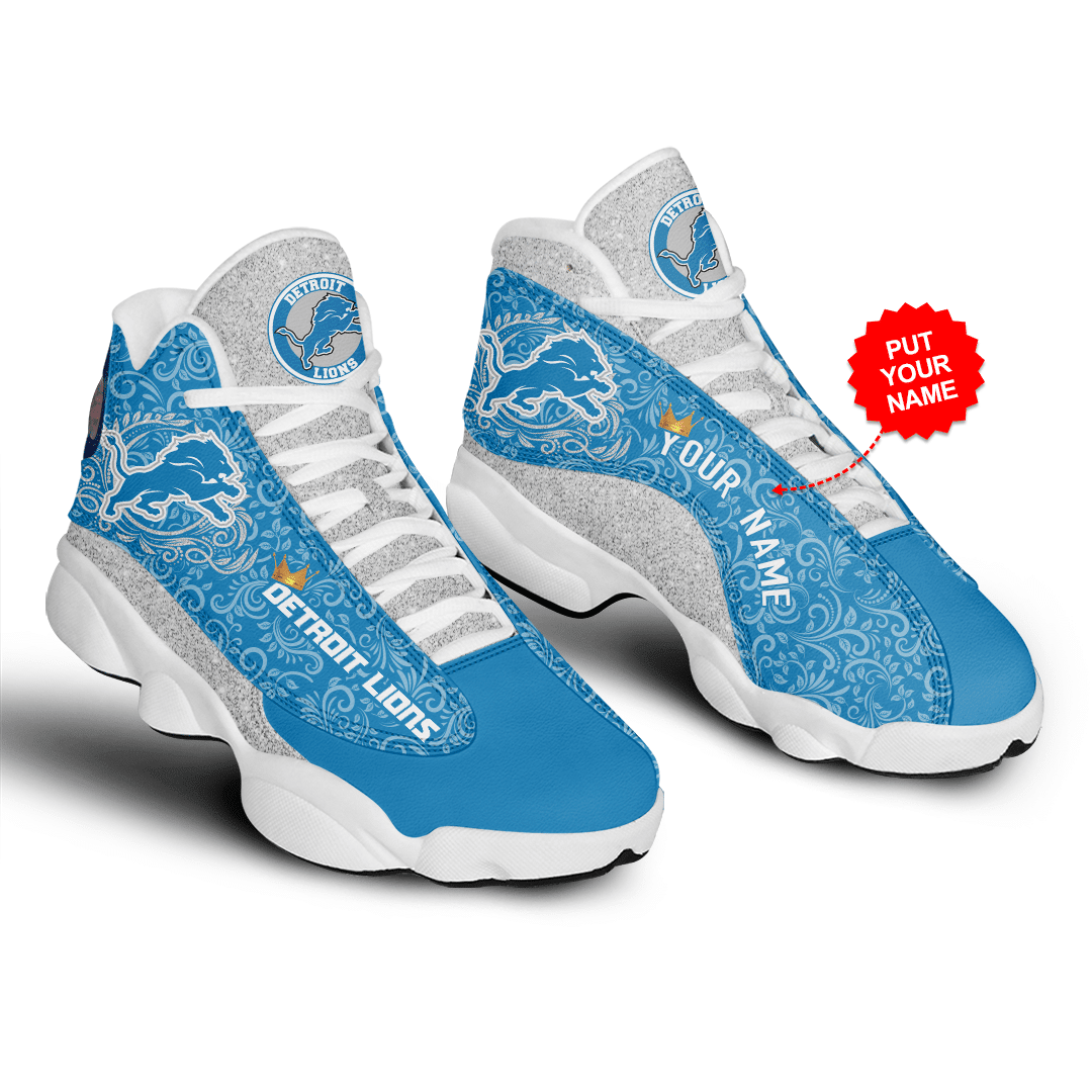 Detroit Lions Personalized AJD13 Sneakers 1085