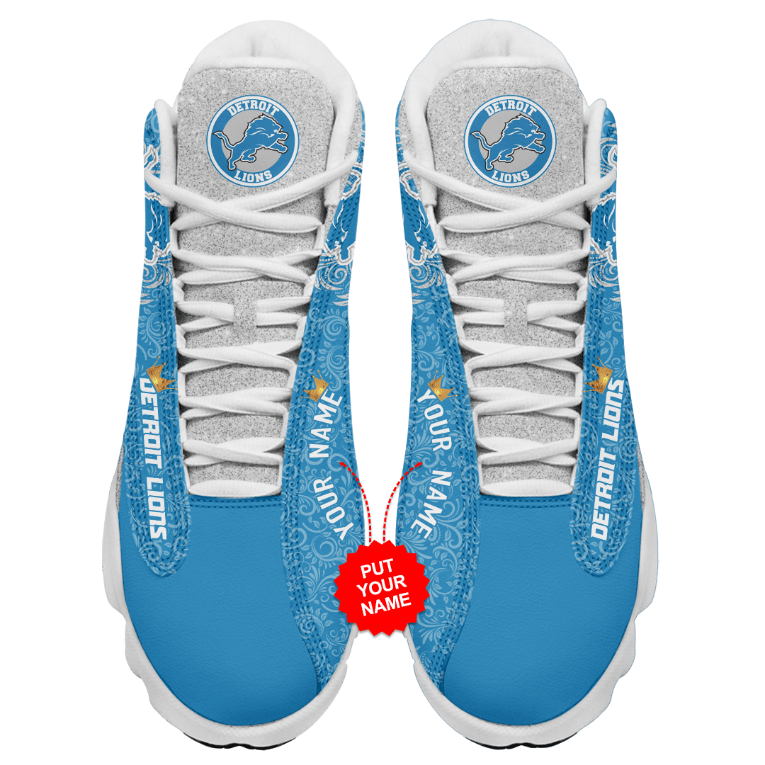 Detroit Lions Personalized AJD13 Sneakers 1085