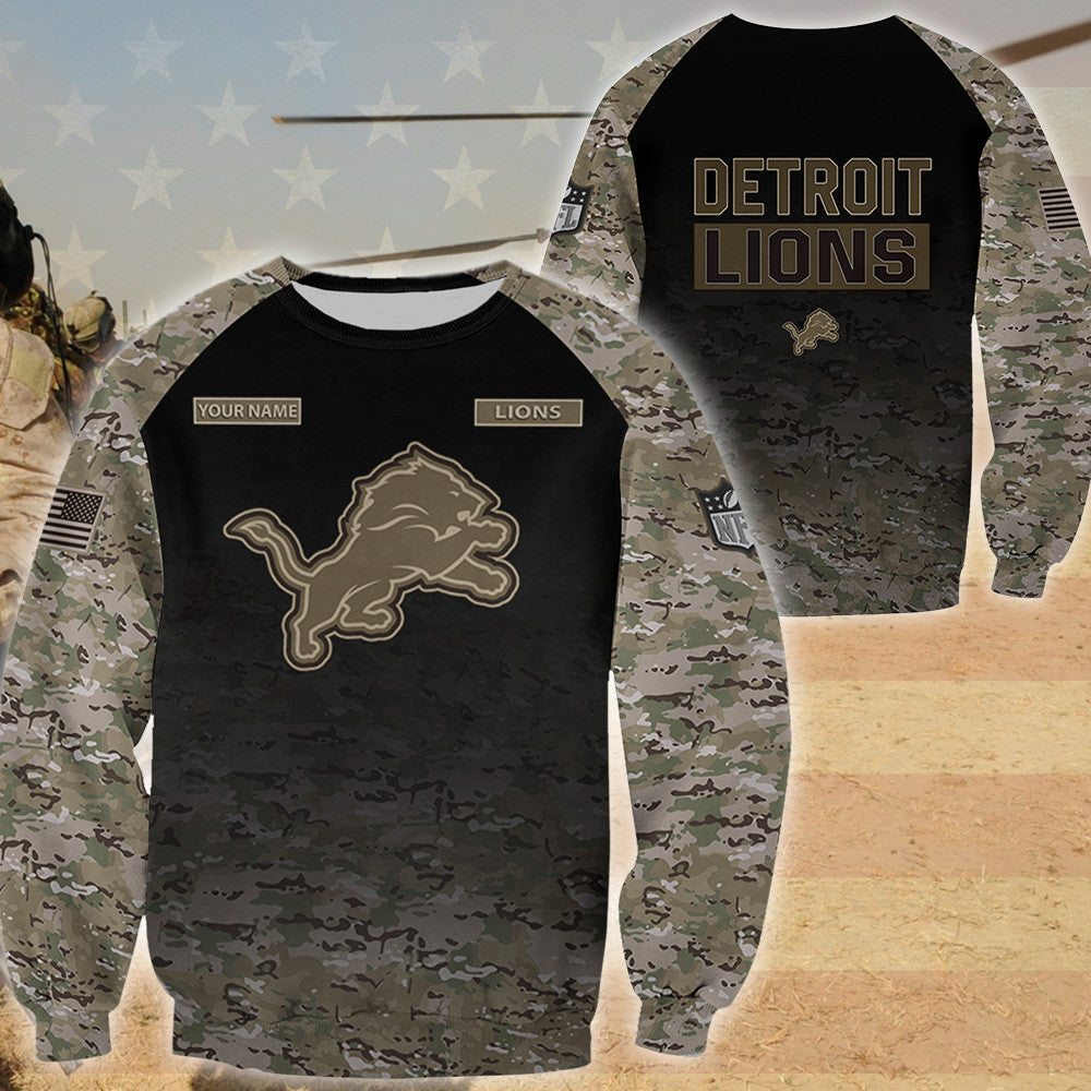 Detroit Lions Personalized All Over Printed 183