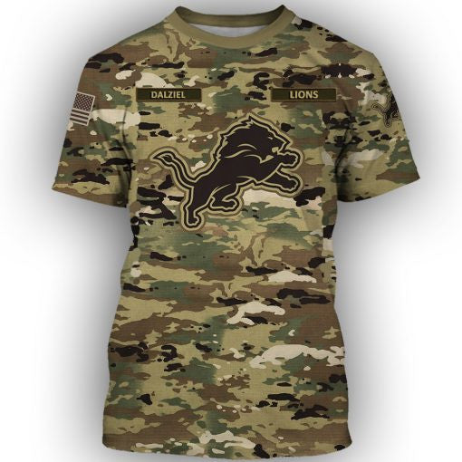 Detroit Lions Personalized All Over Printed 235