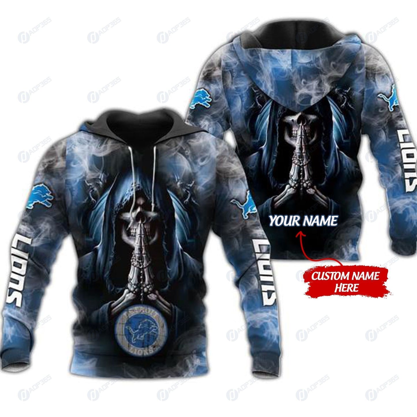 Detroit Lions Personalized All Over Printed 526