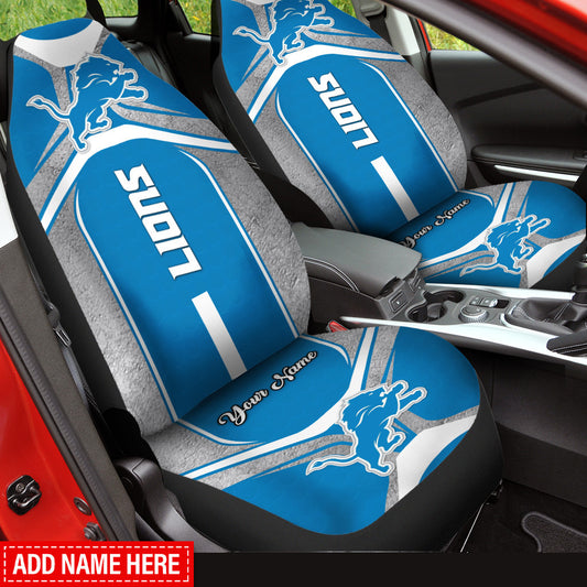 Detroit Lions Personalized Car Seat Covers BG250