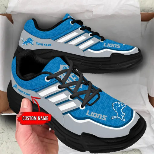 Detroit Lions Personalized Chunky Sneakers 04