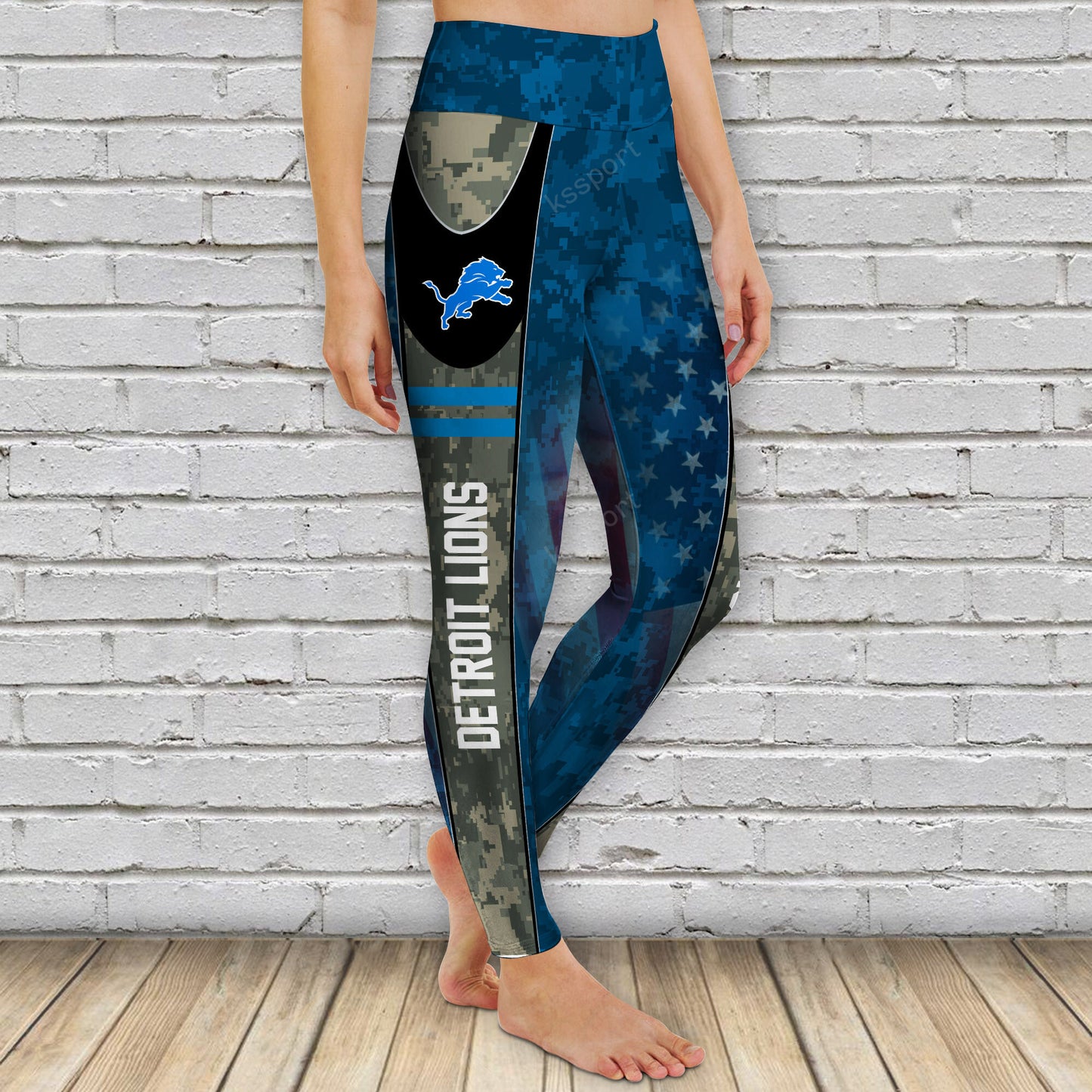 Detroit Lions Personalized Leggings And Hoodie BG73