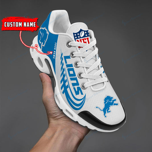 Detroit Lions Personalized Plus T-N Youth Sneakers BG11
