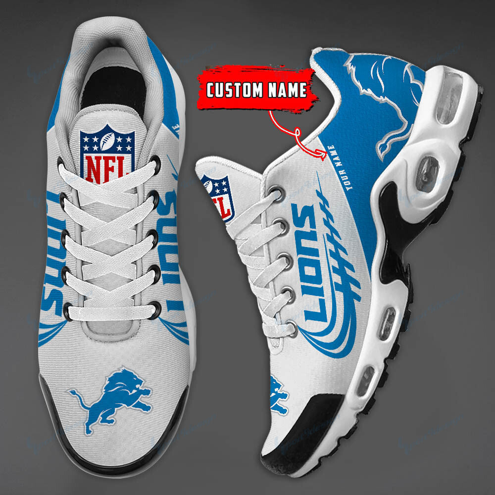 Detroit Lions Personalized Plus T-N Youth Sneakers BG11