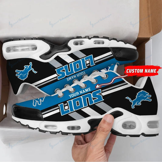 Detroit Lions Personalized Plus T-N Youth Sneakers BG58