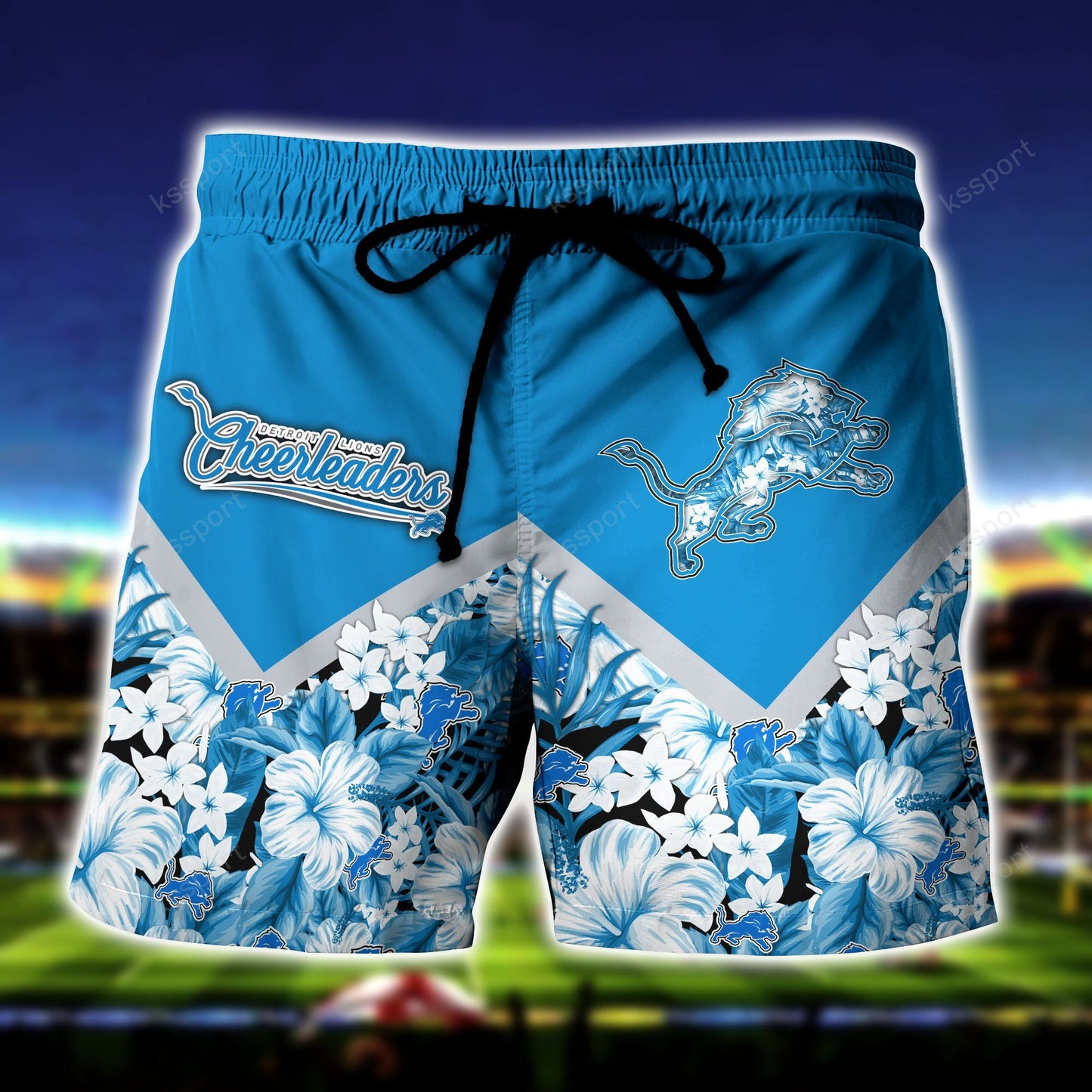 Detroit Lions Personalized Shirt and Shorts BG279