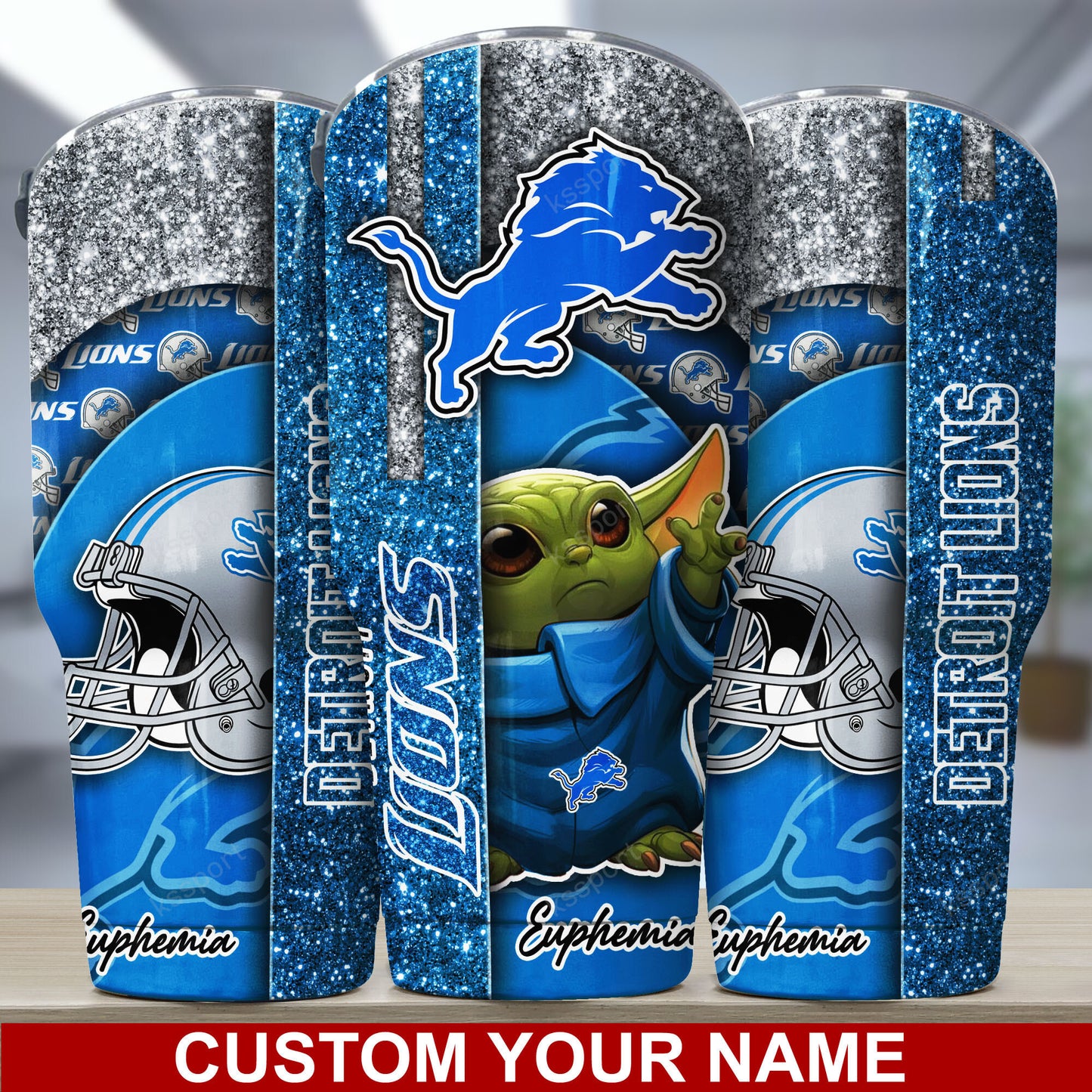 Detroit Lions Personalized Tumbler BG161