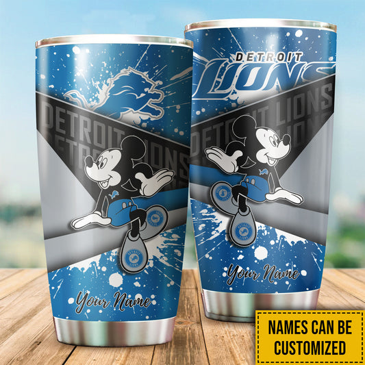 Detroit Lions Personalized Tumbler BG277