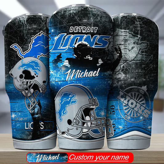 Detroit Lions Personalized Tumbler BG320