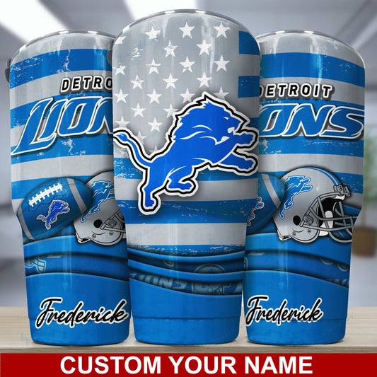 Detroit Lions Personalized Tumbler BG40