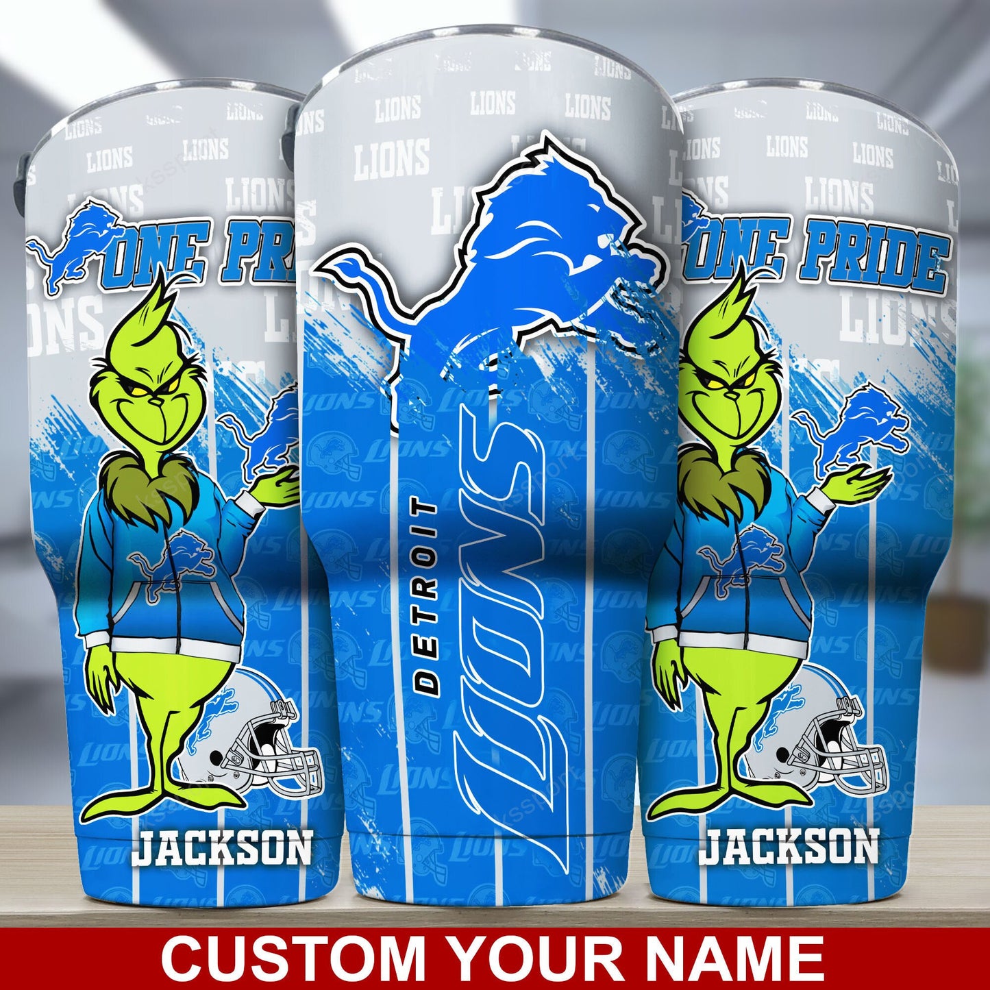 Detroit Lions Personalized Tumbler BG99