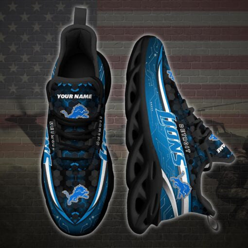 Detroit Lions Personalized Yezy Running Sneakers 93