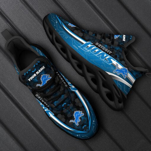 Detroit Lions Personalized Yezy Running Sneakers 93
