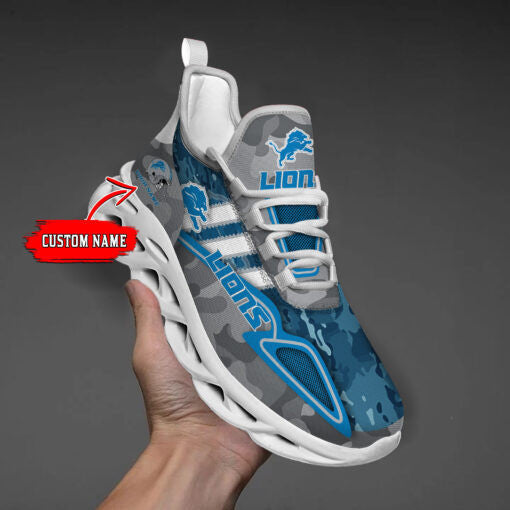 Detroit Lions Personalized Yezy Running Sneakers BB242