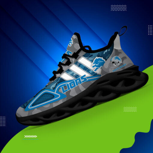 Detroit Lions Personalized Yezy Running Sneakers BB242
