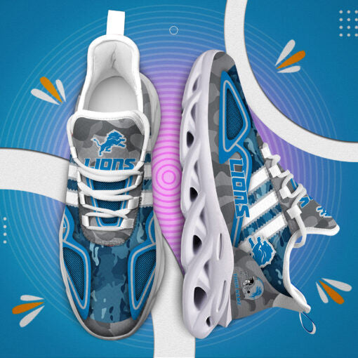Detroit Lions Personalized Yezy Running Sneakers BB242