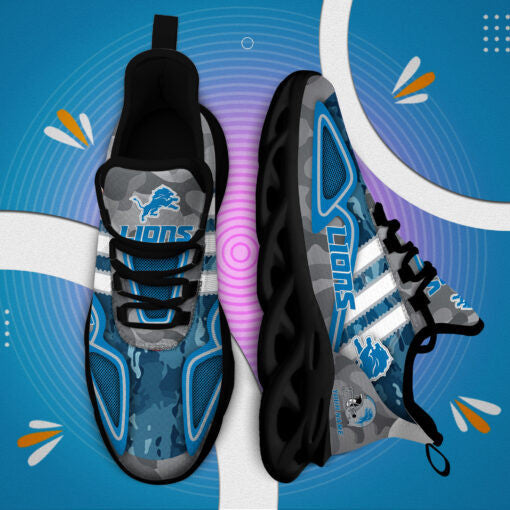 Detroit Lions Personalized Yezy Running Sneakers BB242