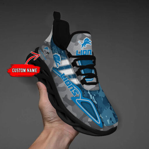 Detroit Lions Personalized Yezy Running Sneakers BB242