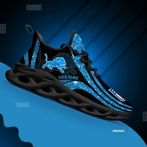 Detroit Lions Personalized Yezy Running Sneakers BG865