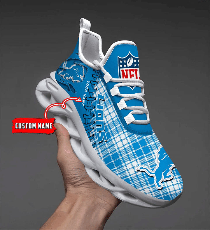 Detroit Lions Personalized Yezy Running Sneakers SPD285