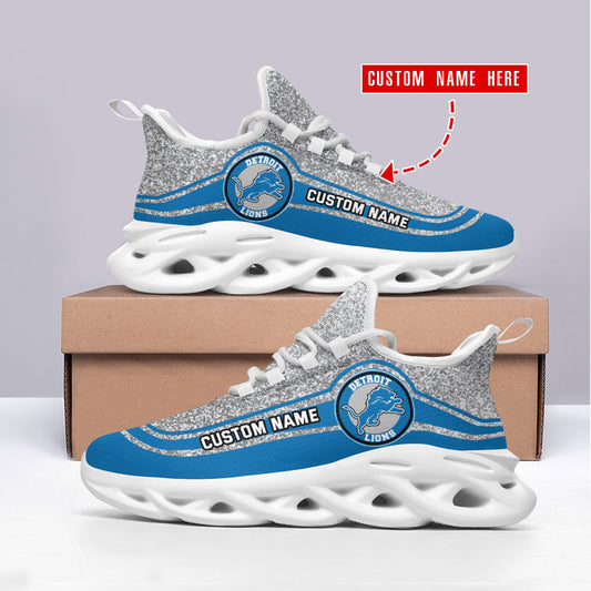 Detroit Lions Personalized Yezy Running Sneakers SPD361