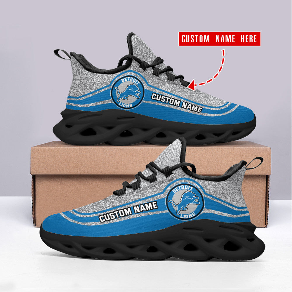 Detroit Lions Personalized Yezy Running Sneakers SPD361
