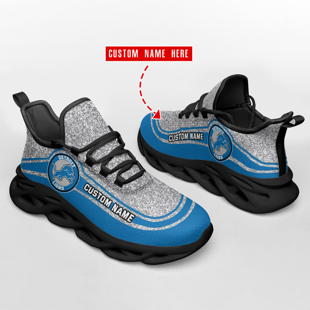Detroit Lions Personalized Yezy Running Sneakers SPD361