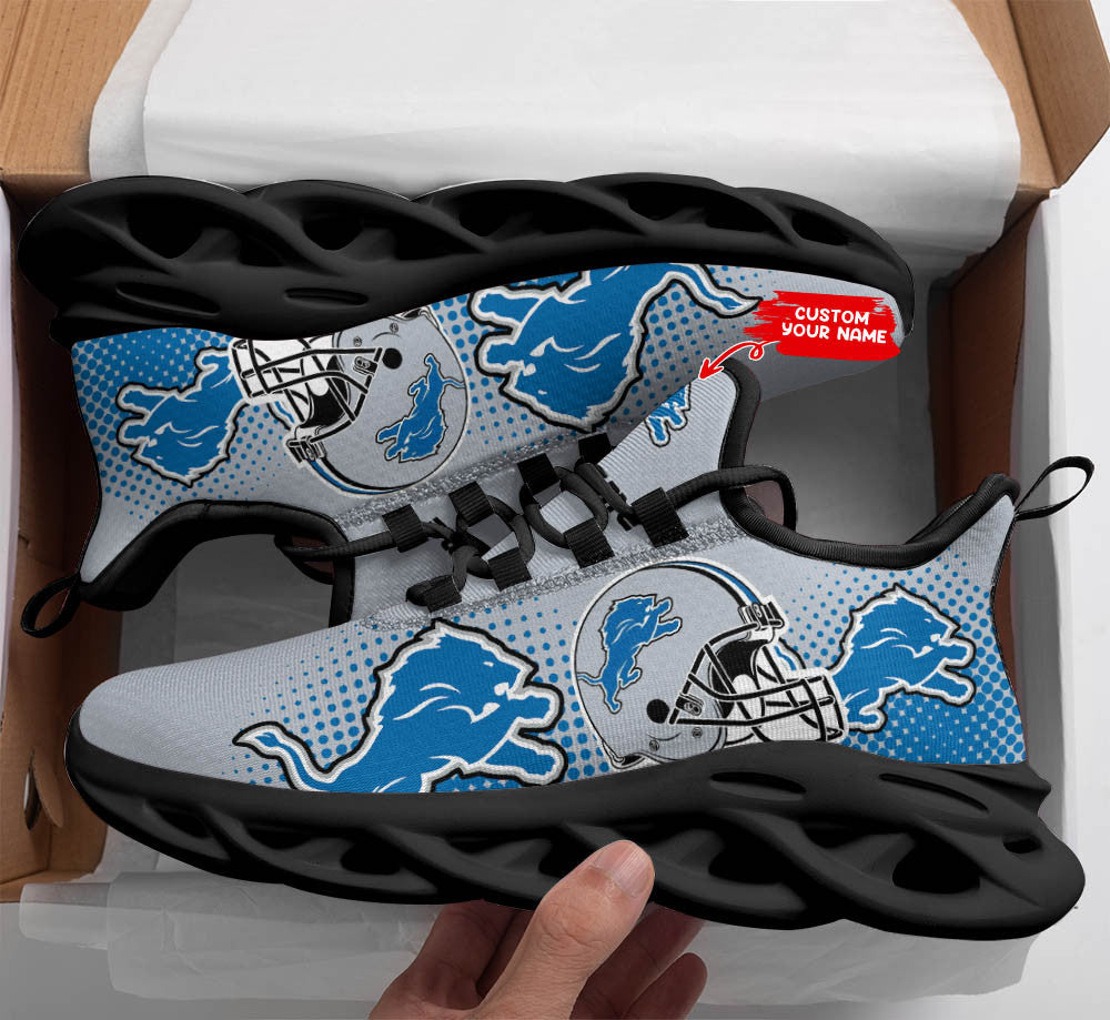 Detroit Lions Personalized Yezy Running Sneakers SPD464