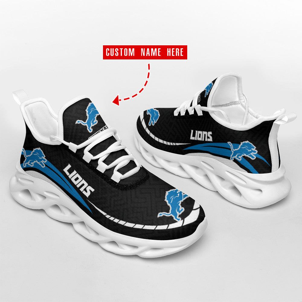 Detroit Lions Personalized Yezy Running Sneakers SPD466