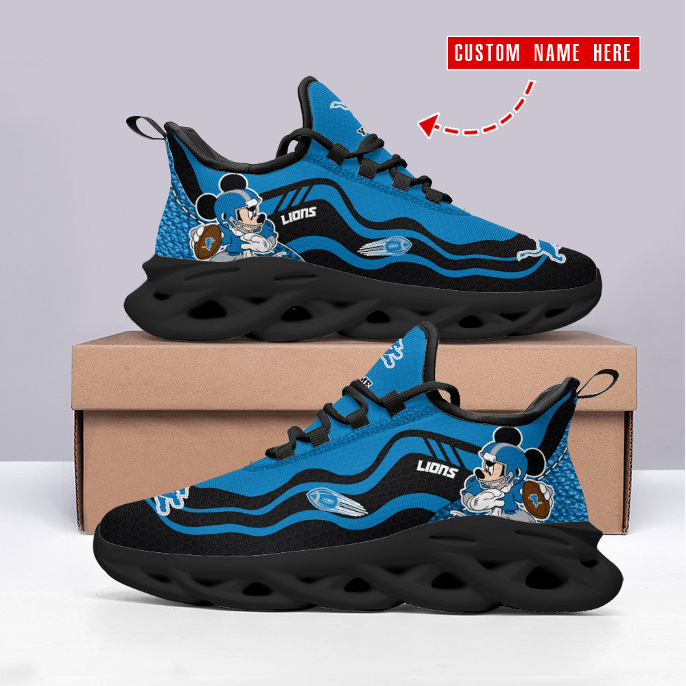 Detroit Lions Personalized Yezy Running Sneakers SPD509