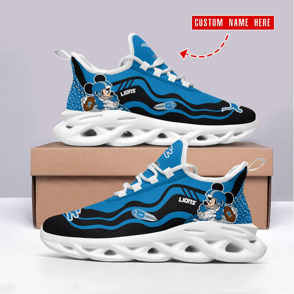Detroit Lions Personalized Yezy Running Sneakers SPD509