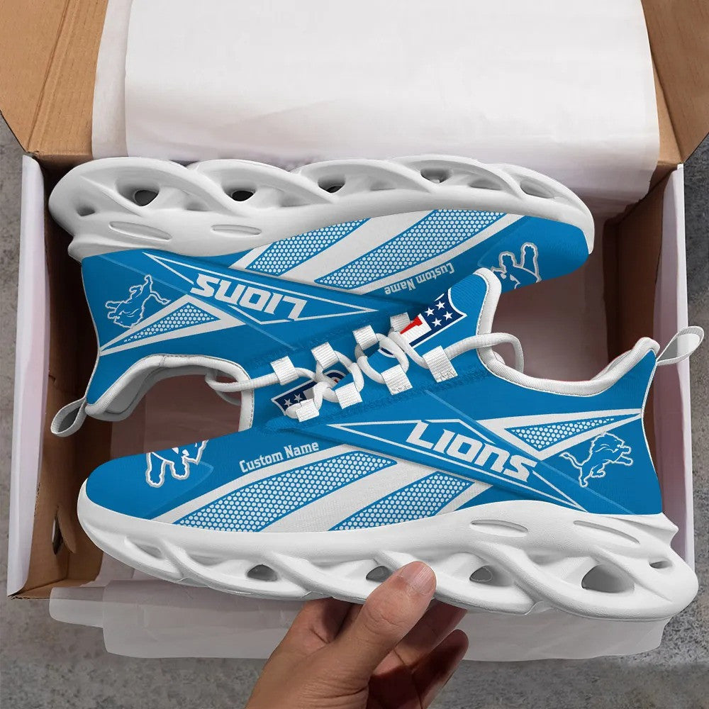 Detroit Lions Personalized Yezy Running Sneakers SPD523