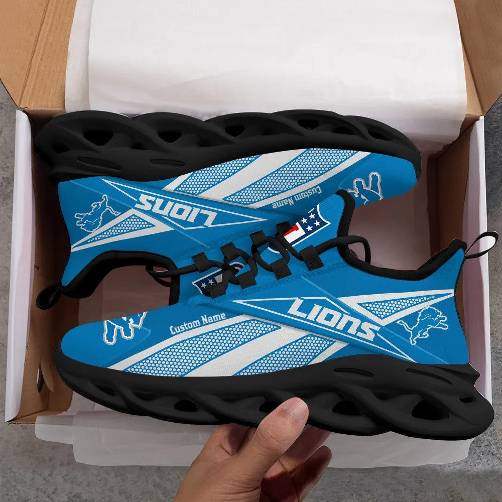 Detroit Lions Personalized Yezy Running Sneakers SPD523