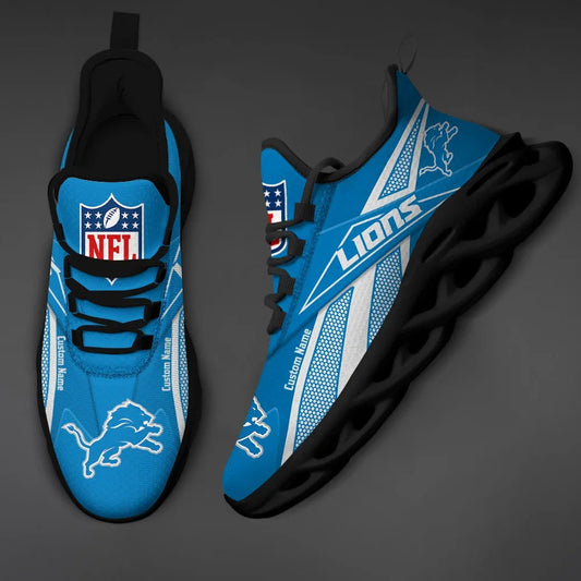 Detroit Lions Personalized Yezy Running Sneakers SPD523