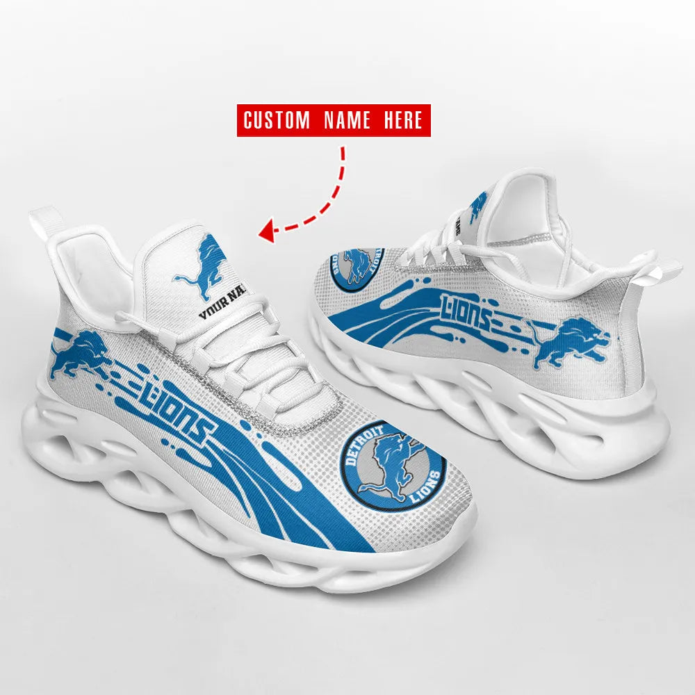 Detroit Lions Personalized Yezy Running Sneakers SPD562