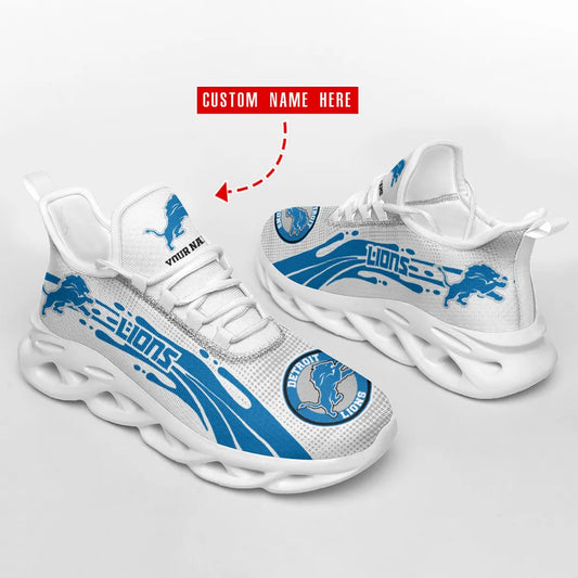 Detroit Lions Personalized Yezy Running Sneakers SPD562
