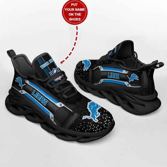 Detroit Lions Personalized Yezy Running Sneakers SPD579