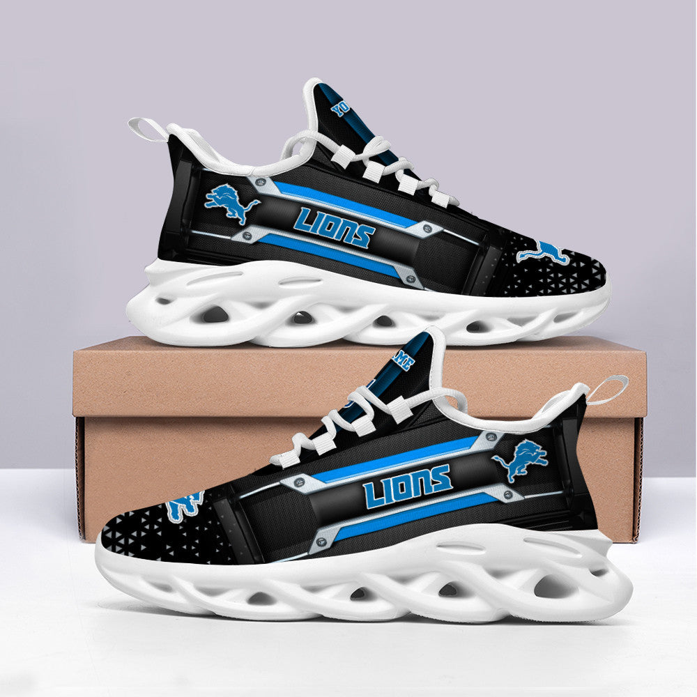 Detroit Lions Personalized Yezy Running Sneakers SPD579