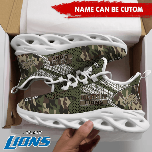Detroit Lions Personalized Yezy Running Sneakers SPD600