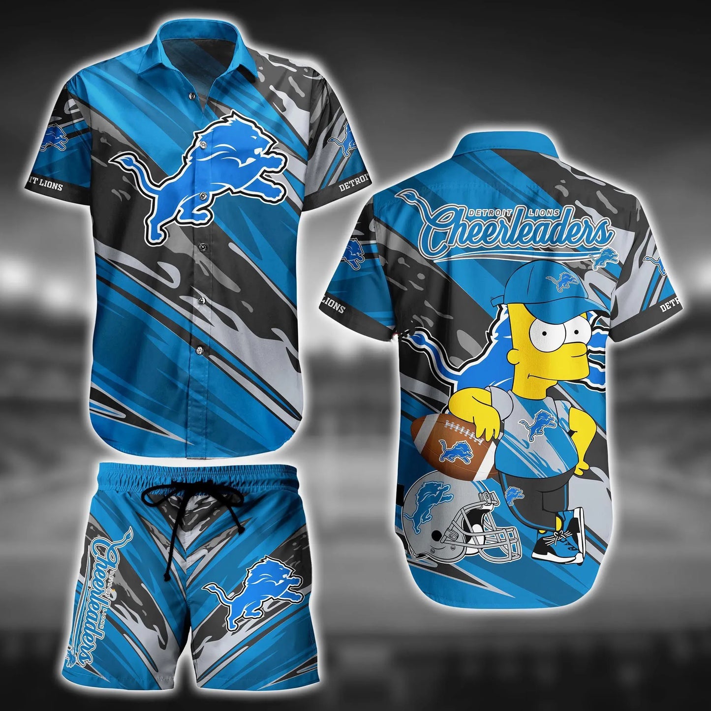 Detroit Lions Shirt and Shorts BG199