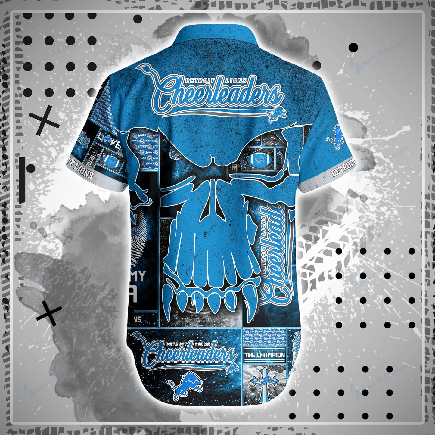 Detroit Lions Shirt and Shorts BG97