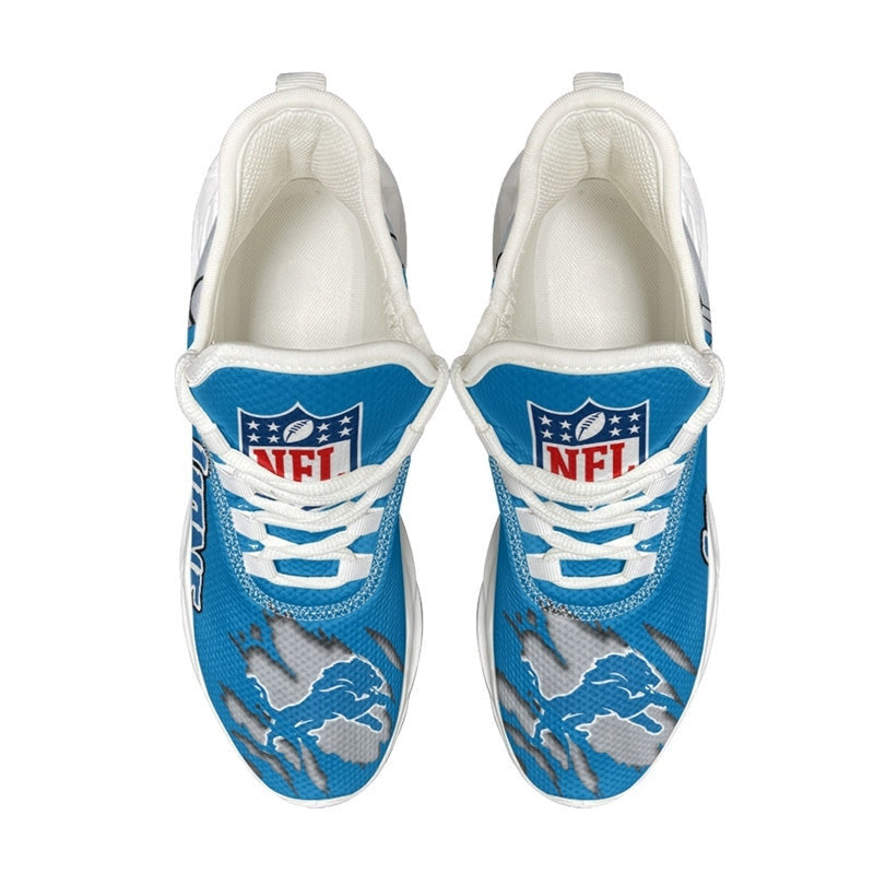 Detroit Lions Sneakers 3D Yezy Running Shoes