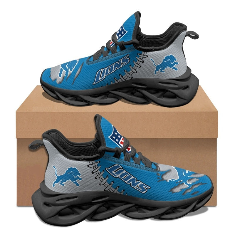 Detroit Lions Sneakers 3D Yezy Running Shoes