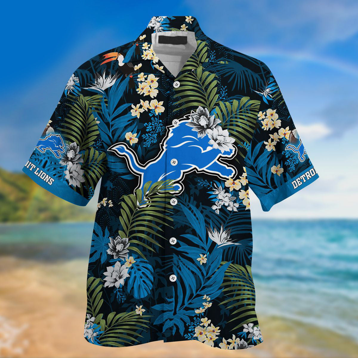 Detroit Lions Summer Hawaiian Shirt 14
