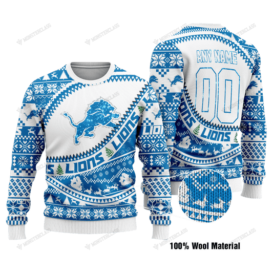 Detroit Lions Woolen Sweater 118